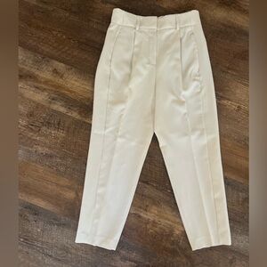Ankle High Rise Express White Pants